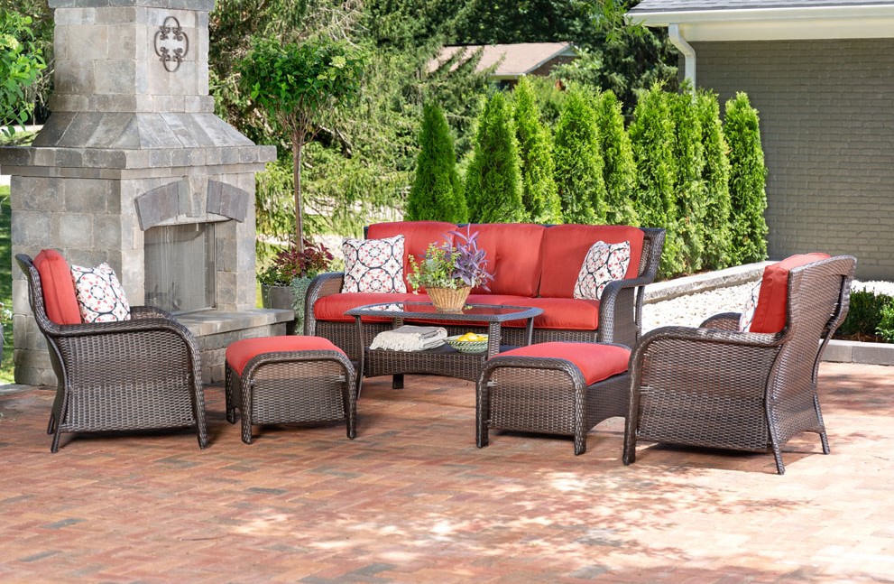 hanover strathmere 6 piece lounge set